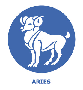 acclaim clipart: aries the ram sign of the zodiac