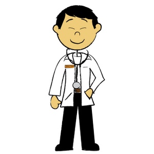 acclaim clipart: asian doctor
