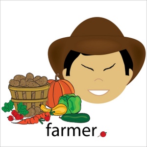 acclaim clipart: asian farmer