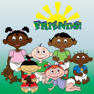 diverse babies of different races and ethnicities  friends