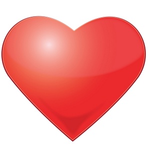 acclaim clipart: glossy heart