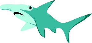 acclaim clipart: hammerhead shark