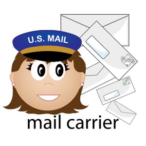 acclaim clipart: mail carrier