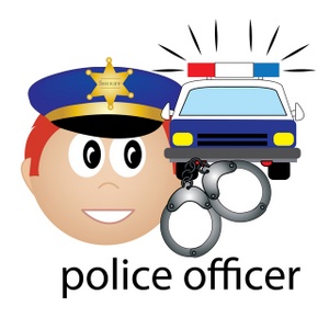 acclaim clipart: police officer occupation icon