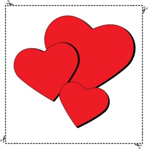 acclaim clipart: scissors cutting out a heart